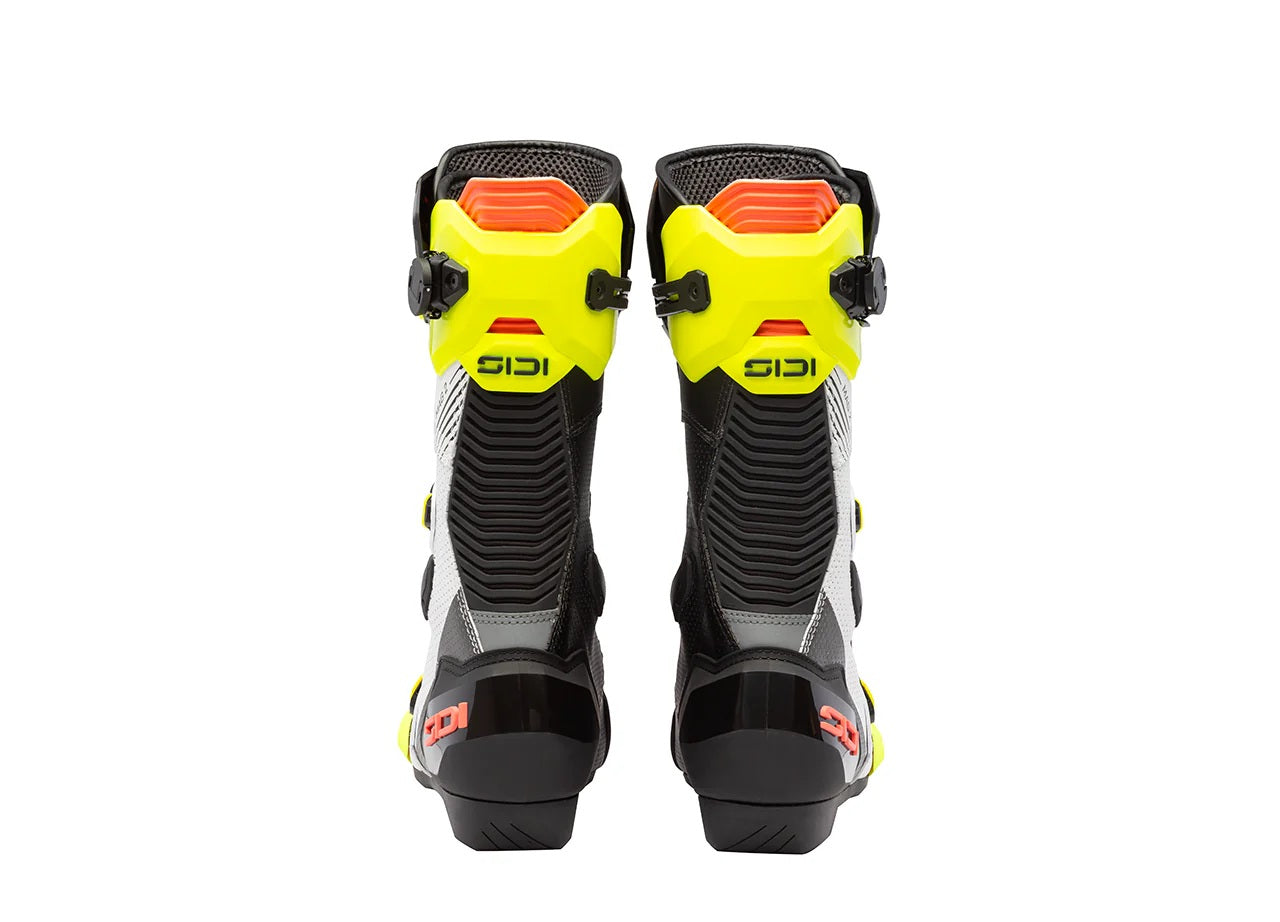 Sidi MAG 2 Air Motosiklet Botları Fluo Sarı / Mercan Kırmızısı - 390 