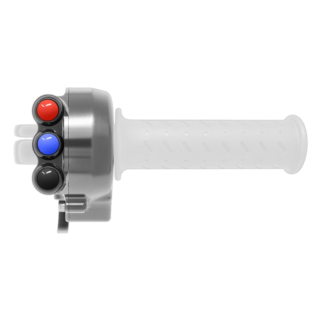 Gasgriffgehäuse mit integriertem Lenkerschalter JetPrime Aprilia RSV4 / RSV4 RR (17-20) JP CO AP009