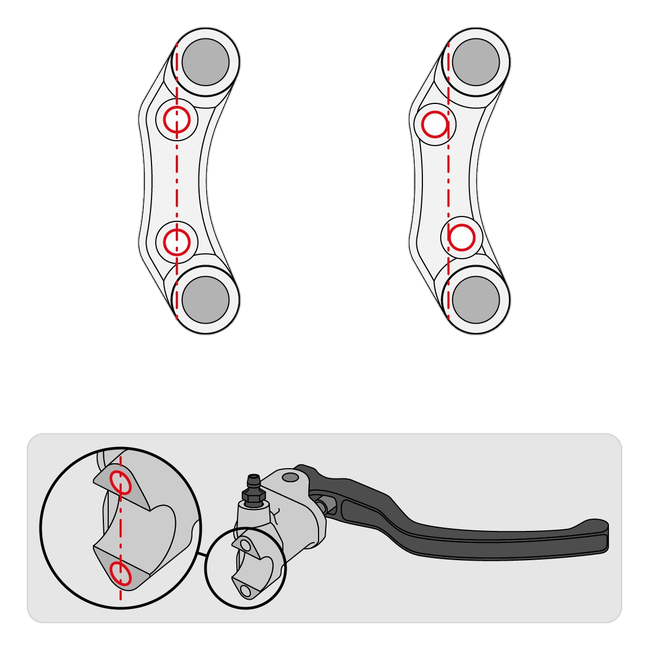 Lenkerschalter Street rechts JetPrime Honda CBR 1000 RR Fireblade (17-19) JP PLDB 017 – versetztes Lochbild