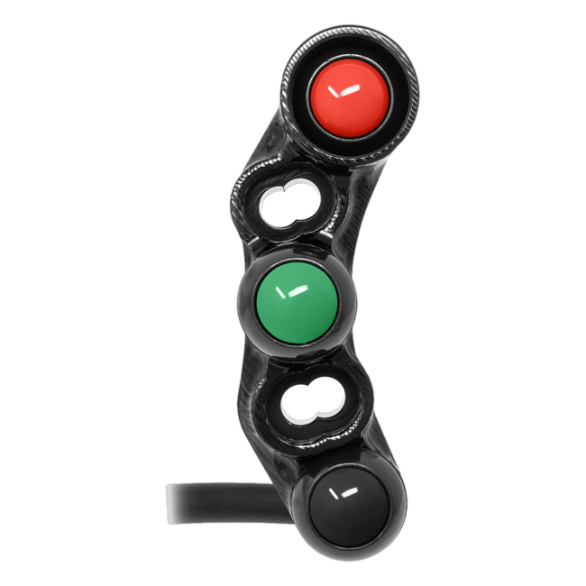 Lenkerschalter Superbike rechts JetPrime BMW S 1000 RR (15-18) JP SPD 008 – für BMW-Stock-Pro-Dashboard, universelles Lochbild
