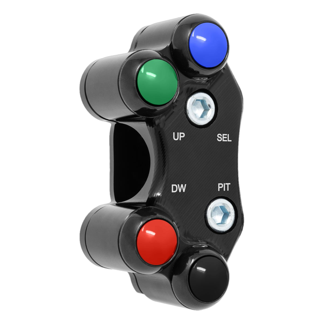 Lenkerschalter SuperSport links JetPrime Kawasaki Ninja 400 (18-24) JP SPS MK300 – für Mectronik-Dashboard