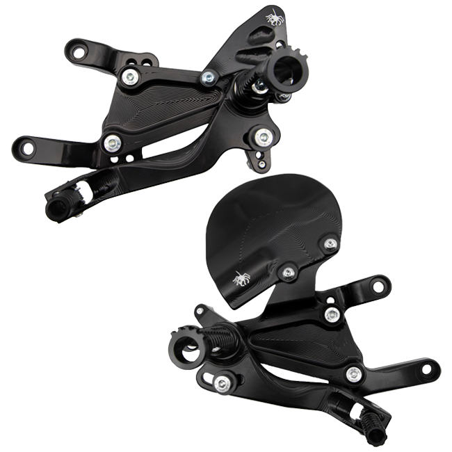 Ayak pedleri "RACING MODEL" Spider Racing Ducati Panigale V4/S/R (25-26) 10.D312 