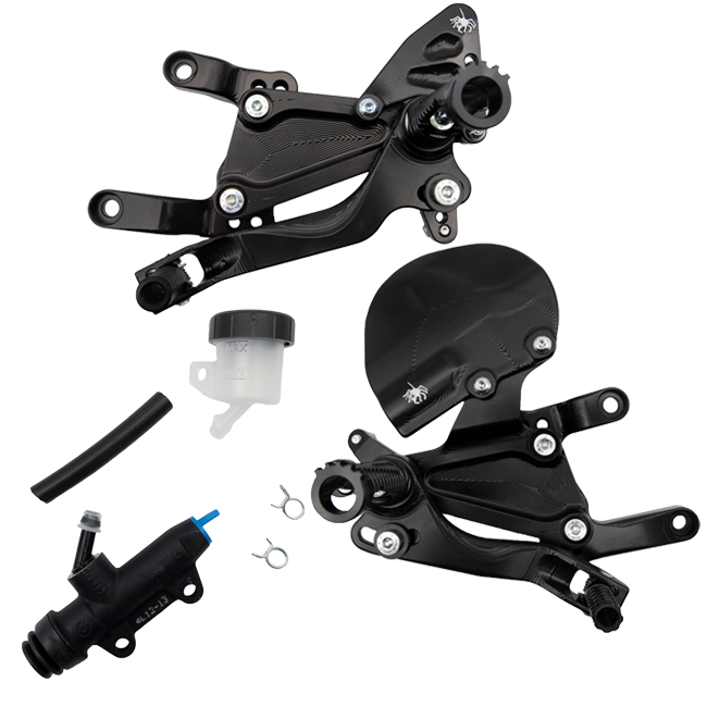 Ayak pedleri "RACING MODEL" Spider Racing Ducati Panigale V4/S/R (25-26) 10.D312 