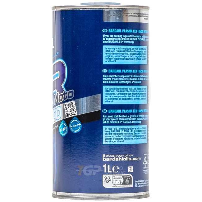 Bardahl 10W50 Plasma LXR - 1 Litre Premium Yağ 