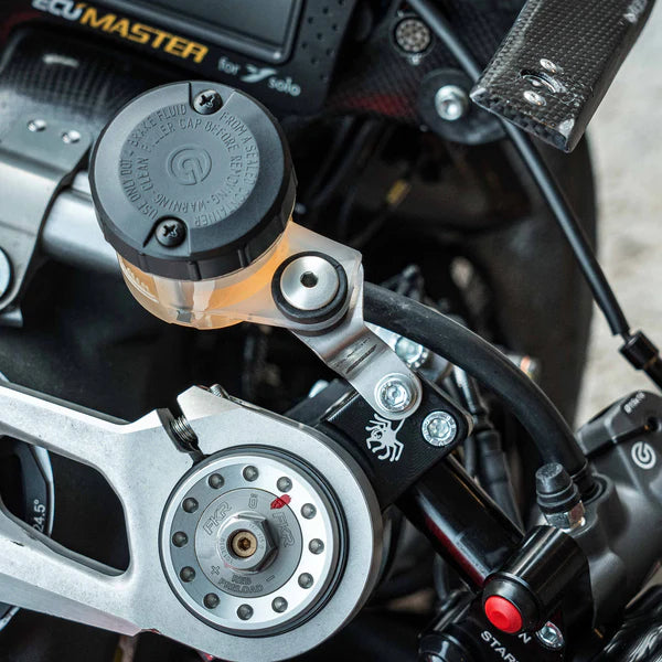 Ducati Panigale V2 955 (20-24) için WorldSSP Feel Racing Fren/Kopling Deposu Denge Kiti FR.08.KIT 