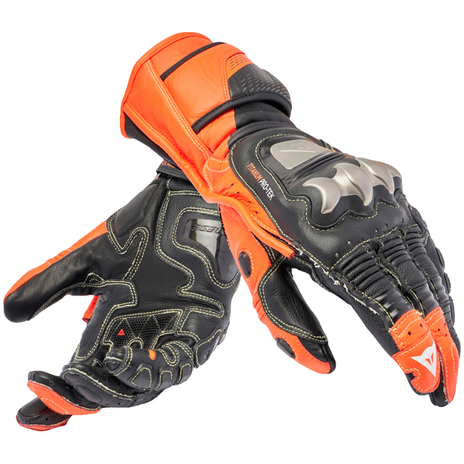 Dainese Full Metal 7 Yarış Motosiklet Deri Eldivenleri | Erkek | Siyah/Kırmızı | 201810001462800 