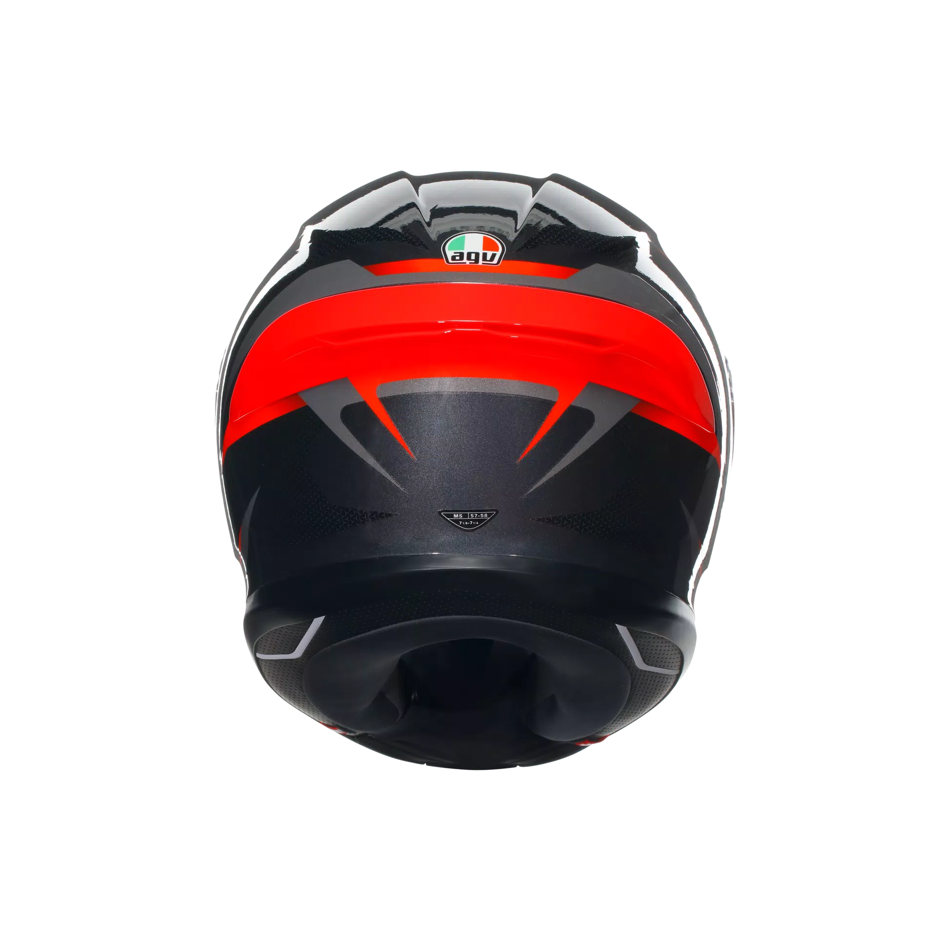 AGV K6 S Kask Slashcut Siyah/Gri/Kırmızı | 2118395001014 