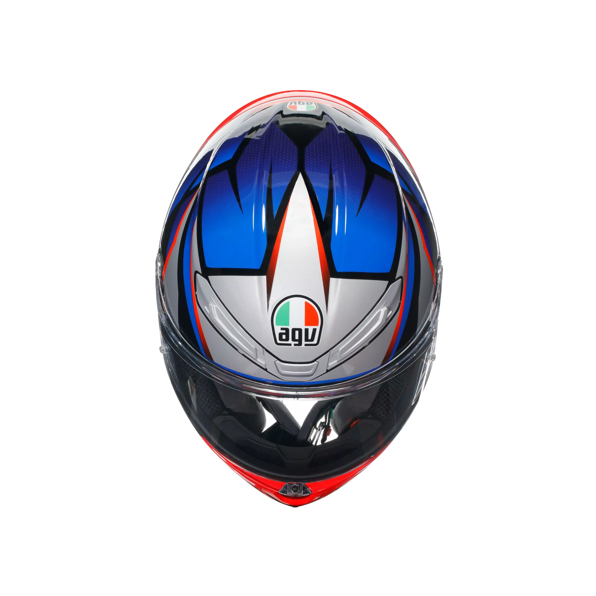 AGV K6 S Kask Slashcut Siyah/Mavi/Kırmızı | 2118395001015 