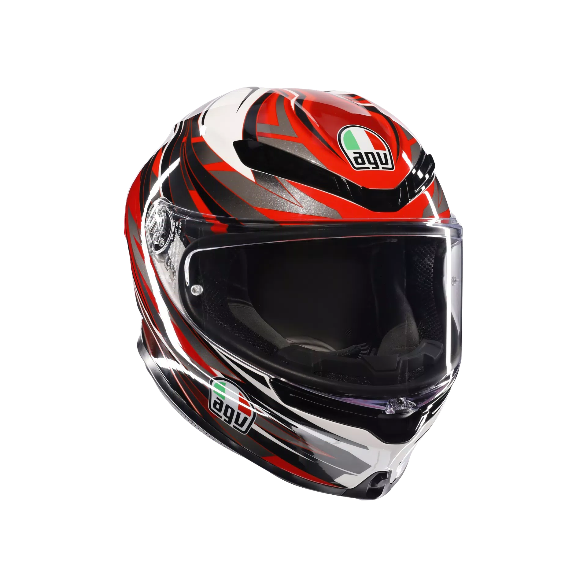 AGV K6 S Kask Reeval Beyaz/Kırmızı/Gri | 2118395001023 