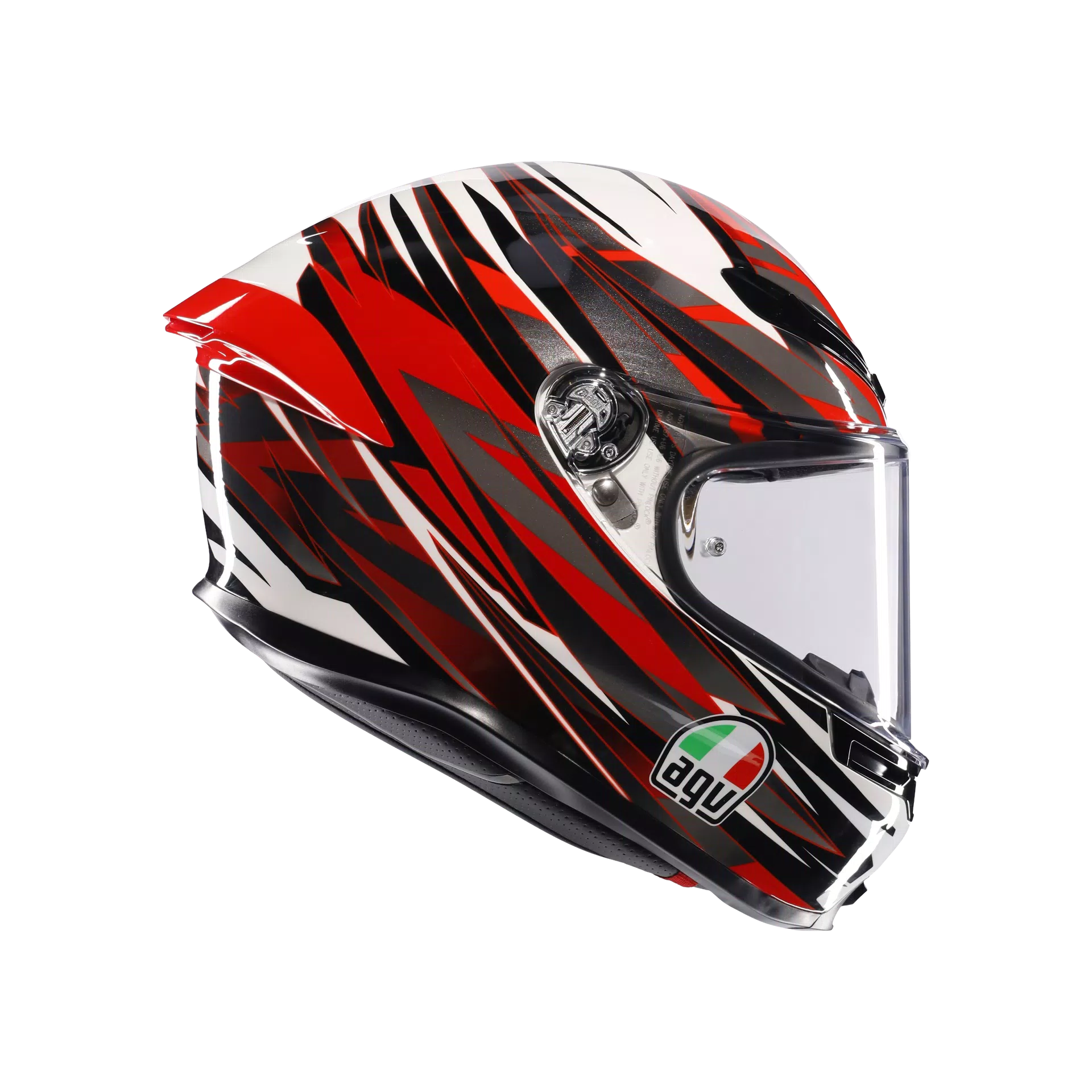 AGV K6 S Kask Reeval Beyaz/Kırmızı/Gri | 2118395001023 