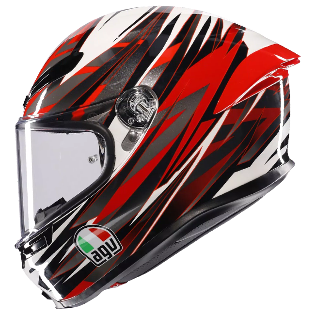 AGV K6 S Kask Reeval Beyaz/Kırmızı/Gri | 2118395001023 