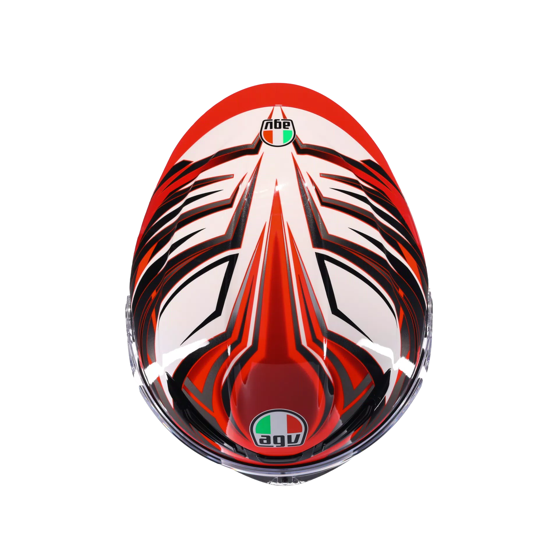 AGV K6 S Kask Reeval Beyaz/Kırmızı/Gri | 2118395001023 