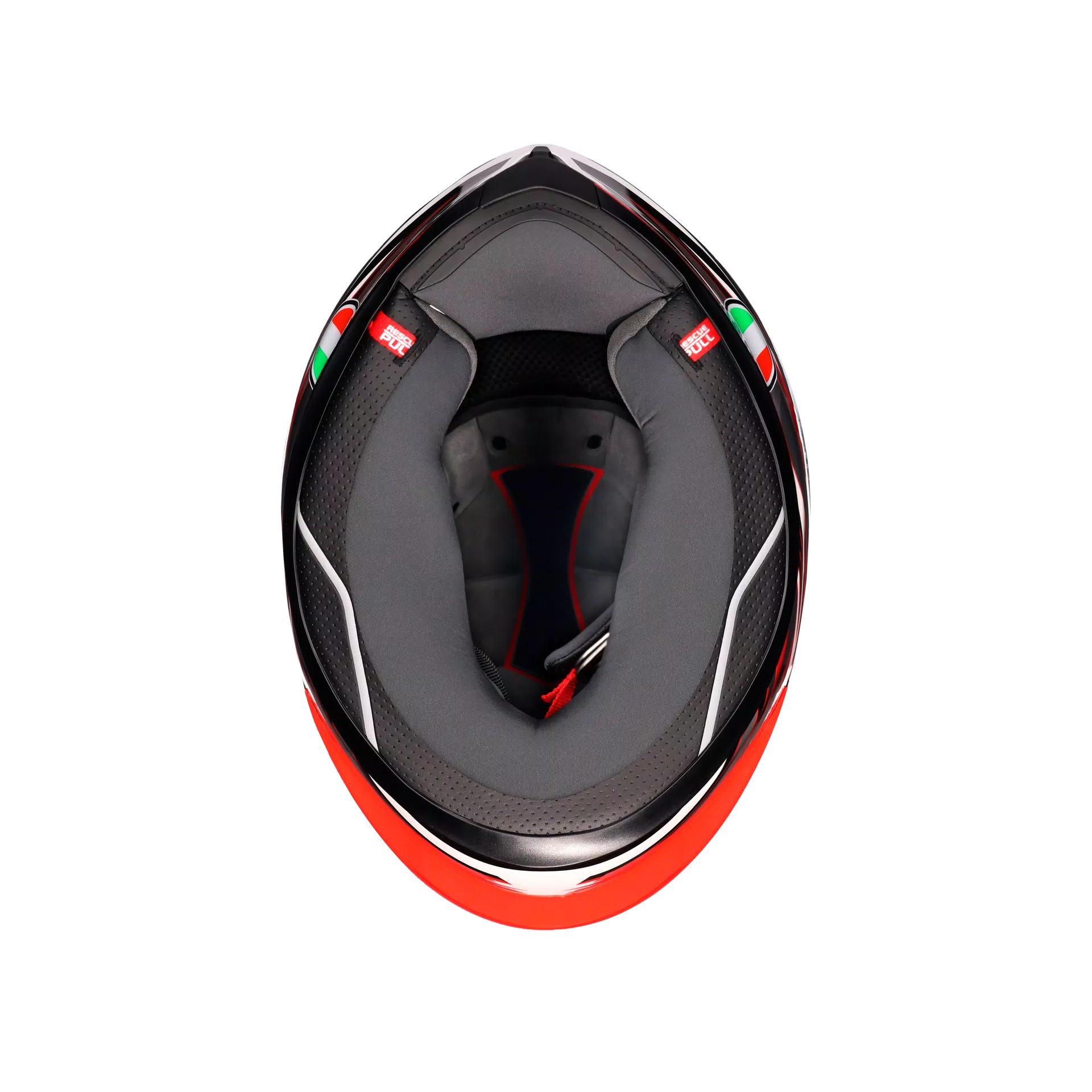 AGV K6 S Kask Reeval Beyaz/Kırmızı/Gri | 2118395001023 