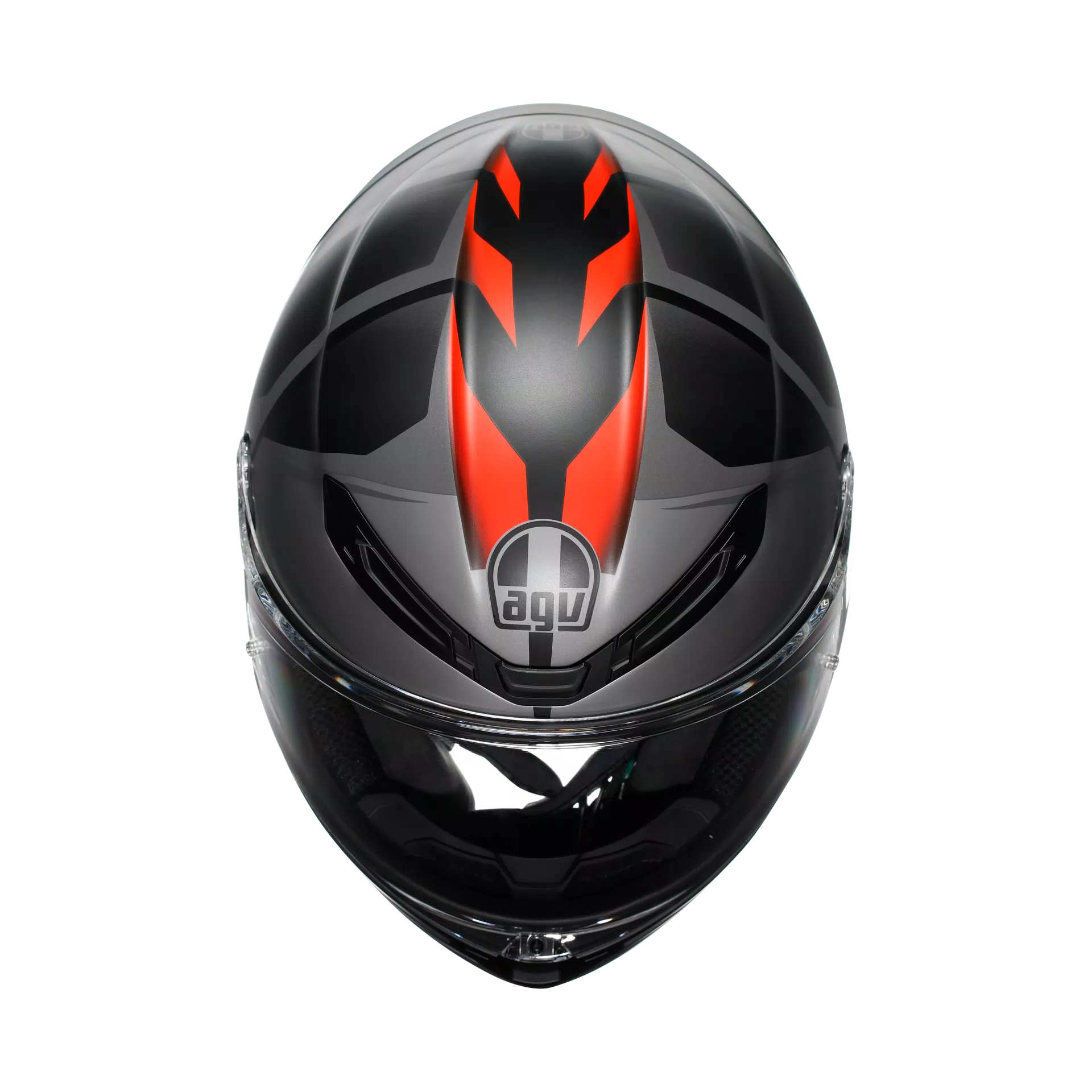 AGV K6 S Kask Karve Mat Siyah/Gri/Kırmızı | 2118395001024 