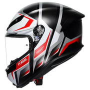 AGV K6 S Kask Karve Mat Siyah/Beyaz/Kırmızı | 2118395001025 