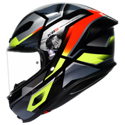 AGV K6 S Kask Erazer Siyah/Kırmızı/Fluo Sarı | 2118395001026 