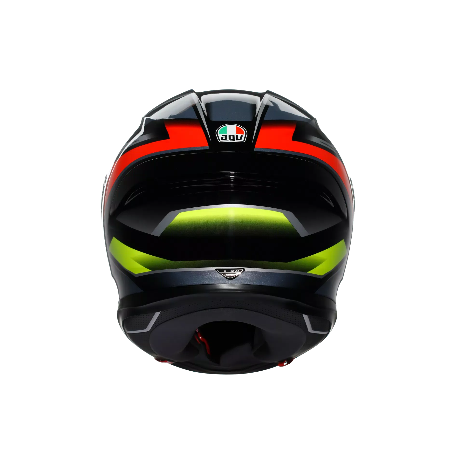 AGV K6 S Kask Erazer Siyah/Kırmızı/Fluo Sarı | 2118395001026 