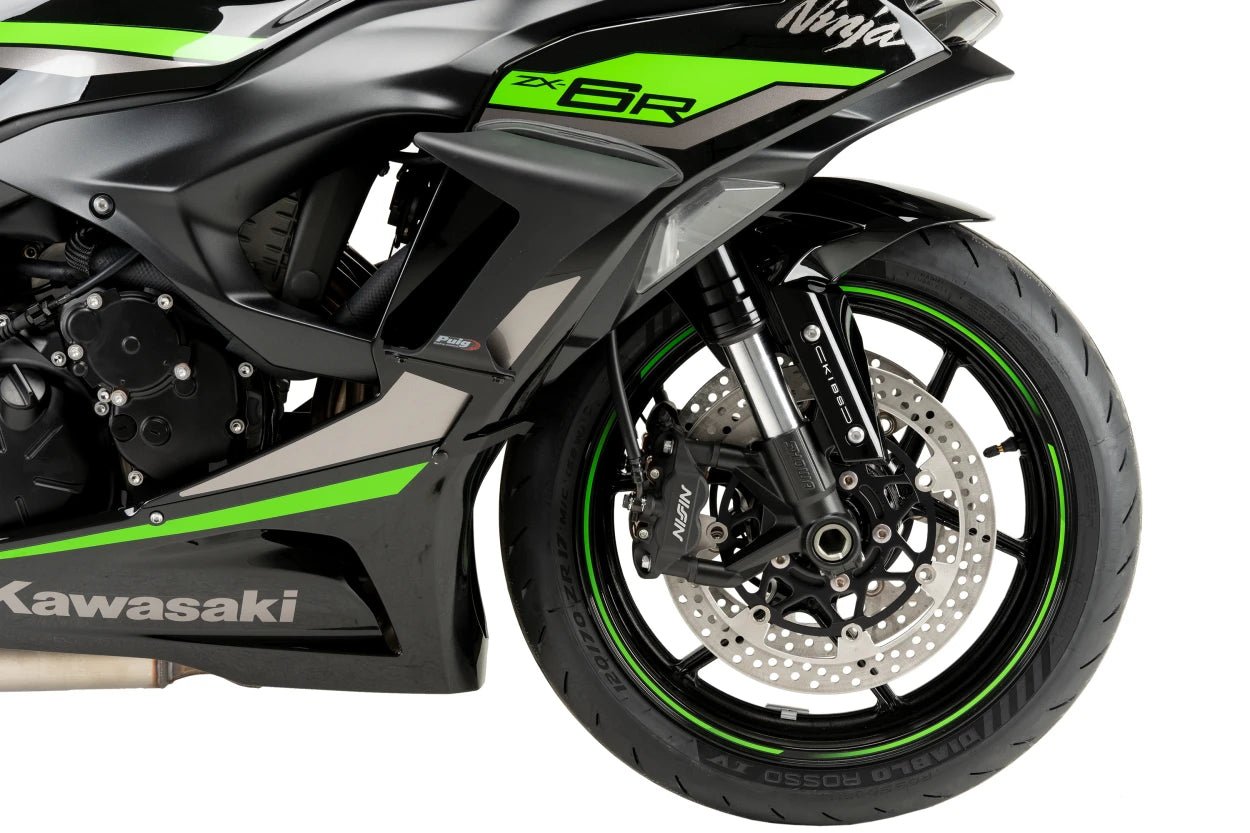 Puig Kanatçıklar Yan Spoiler Ağırlık Kuvveti Kawasaki ZX-6 R (24-26) 