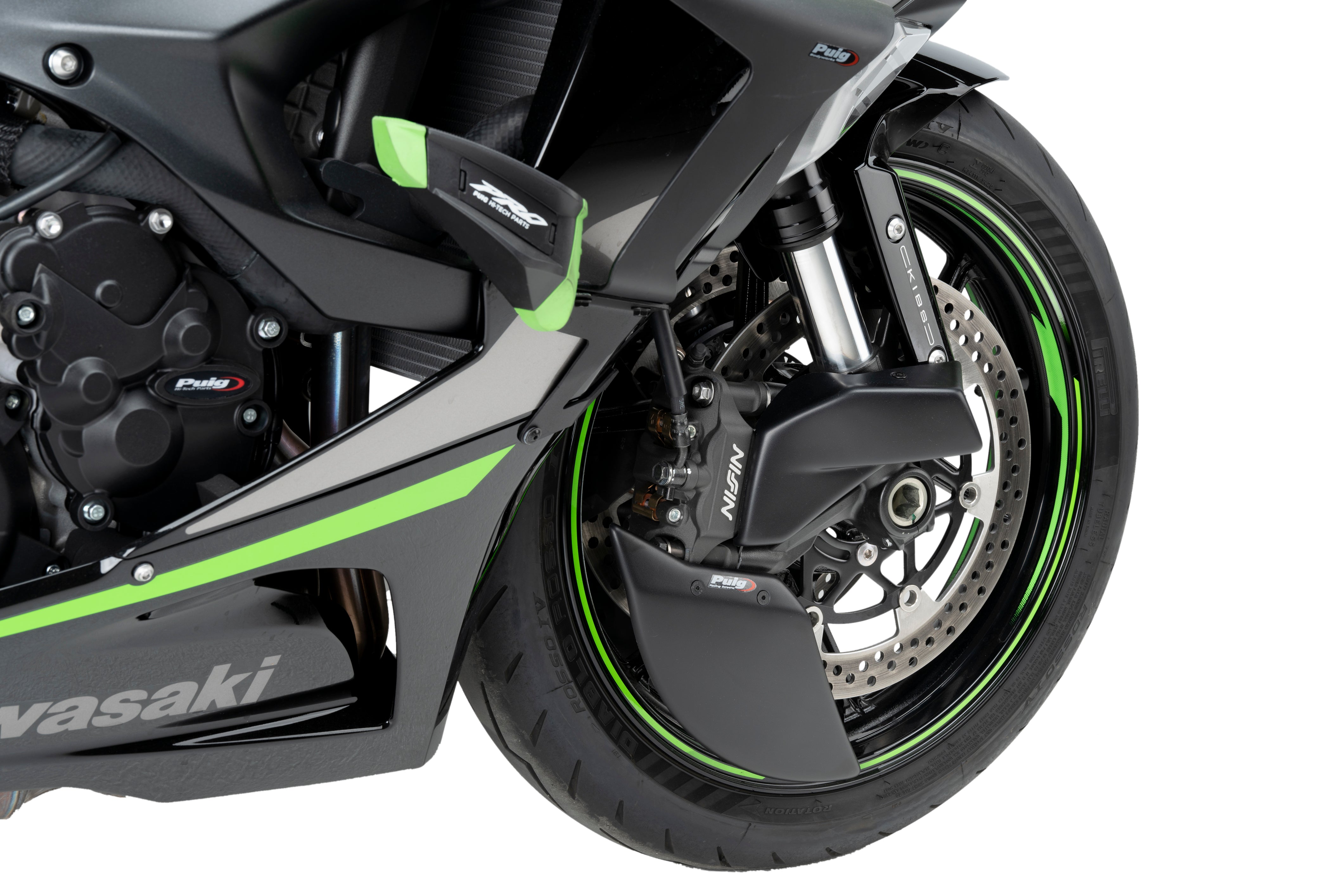 Fren kaliperleri Soğutma Hava Kanalları Puig Kawasaki ZX-6 R (24-25) 