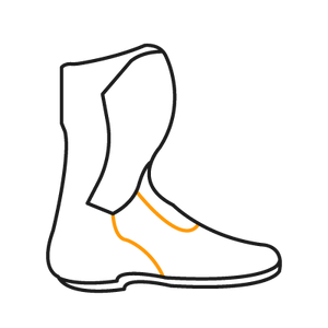 1 Çift Dainese Axial 2 Air motosiklet botu (Custom Works Design)