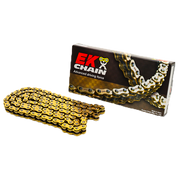 EK Zincir 520 RRX Altın/Altın NX-Halkalı açık, Çivili kilit ile – 84 ile 146 Bağlantı 