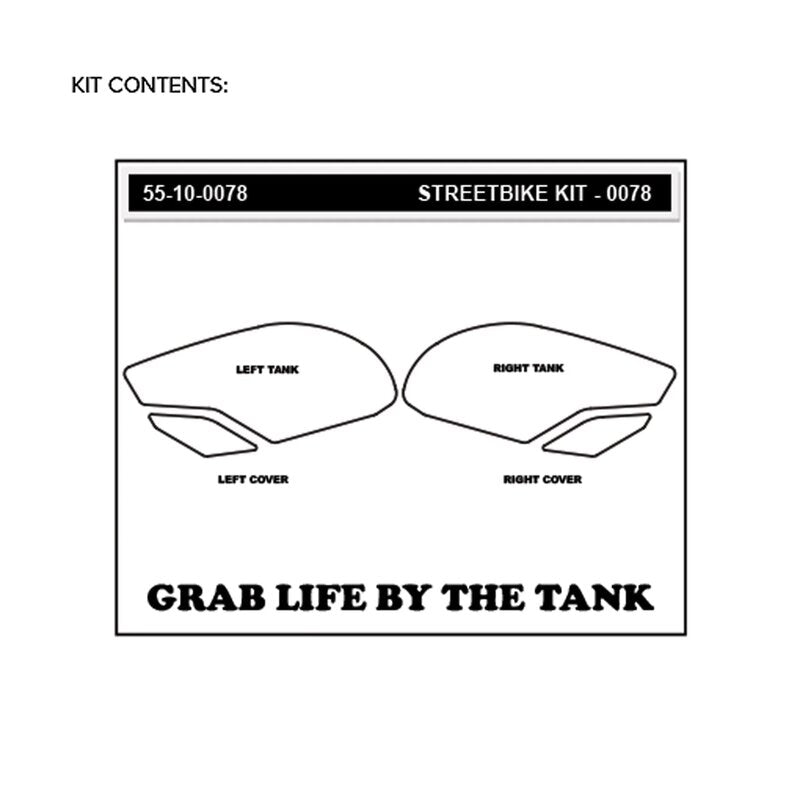 Stompgrip Vulcano Tutunma Pedleri Triumph Daytona 675/R (13-18) 55-10-0078 