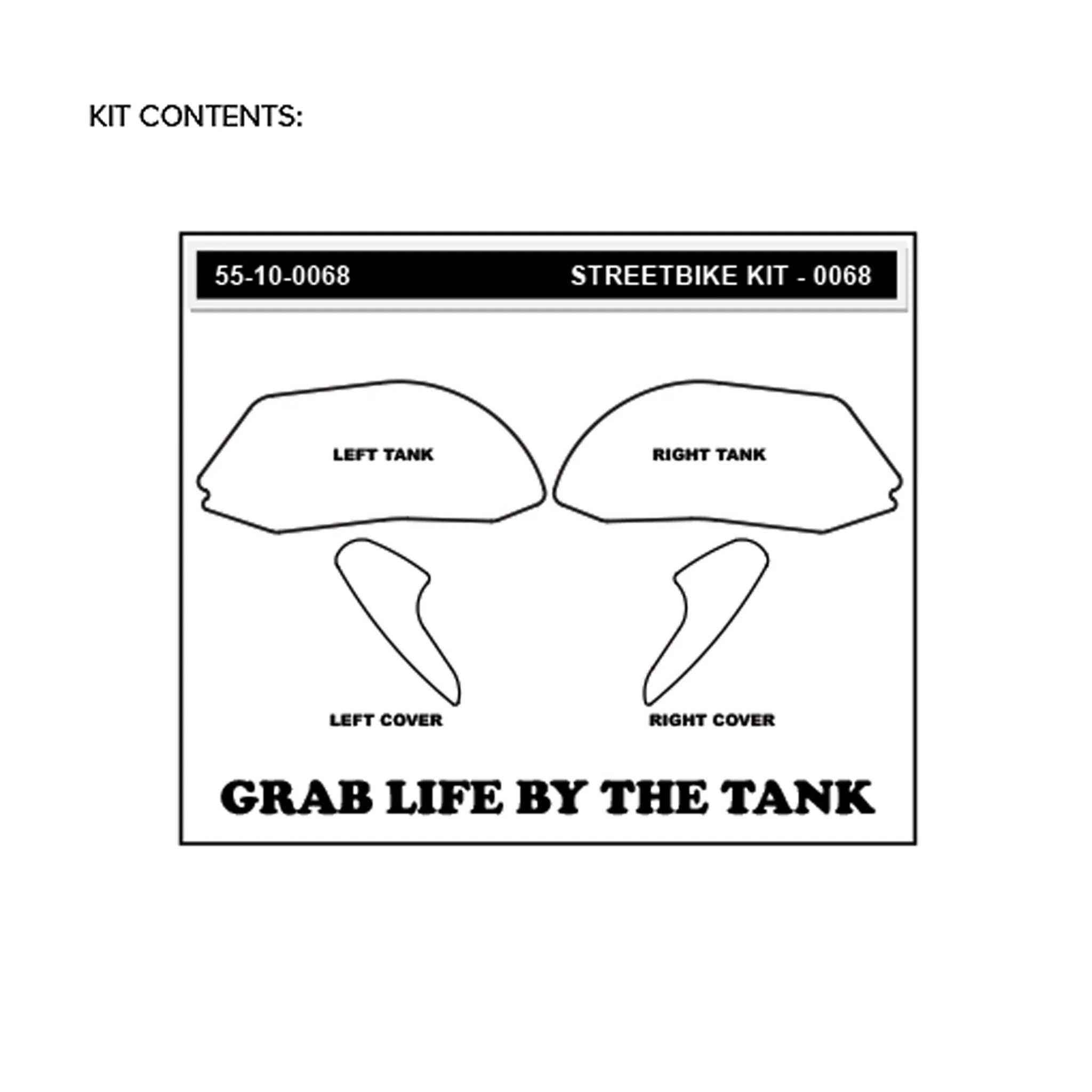 Stompgrip İkon Tutunma Pedleri Ducati Panigale V2 955 (20-24) 55-14-0068-2 