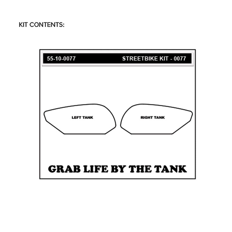 Stompgrip İkon Tutunma Pedleri Triumph Daytona 675/R (06-12) 55-14-0077 