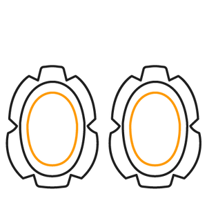 1x Diz Sliderları Bayrak Serisi George Cross