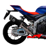 Arrow Slip-On Kiti Pista Paslanmaz Çelik Koyu Aprilia RSV4 1100 Factory (21-26) 71004PTN 