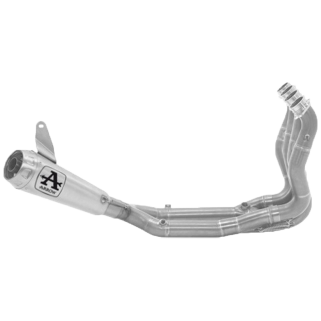 Arrow Komplett sistem Pro-Race Low paslanmaz çelik BMW S1000RR K67 (19-26) 71204CP 