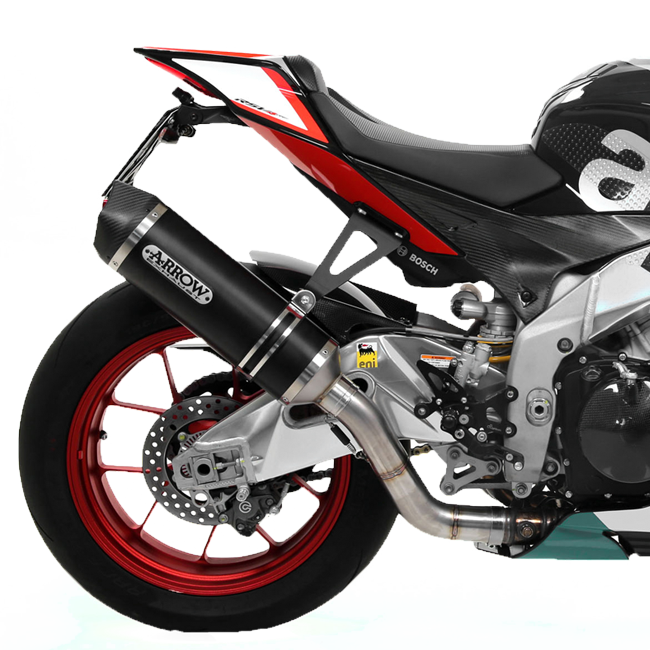 Arrow Slip-On Race-Tech Alüminyum Koyu Aprilia RSV4/RR/RF (15-16) 71744AKN 