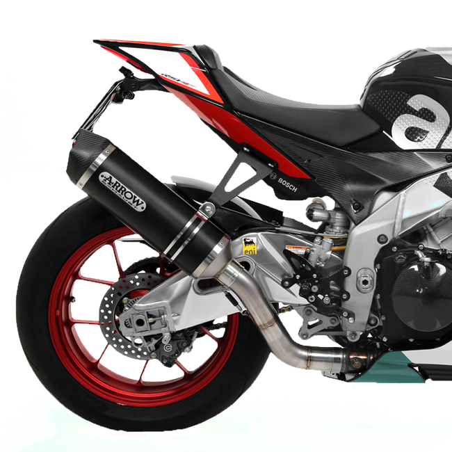 Arrow Slip-On Yarış-Tech Alüminyum Koyu Aprilia RSV4/RR/RF (17-18) 71744AKN 