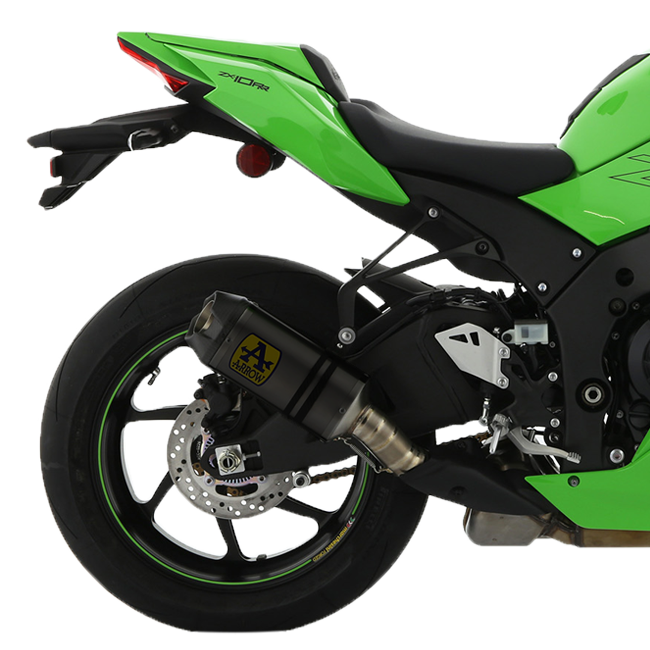 Arrow Slip-On Indy-Race Alüminyum Koyu Kawasaki ZX-10R/RR (21-26) 71928AKN 