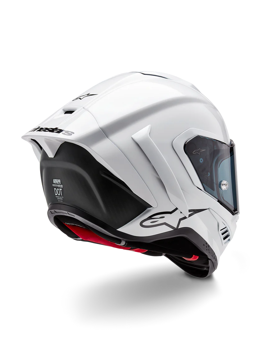 Alpinestars Supertech R10 Solid Kask Beyaz Parlak 8200124-2170 