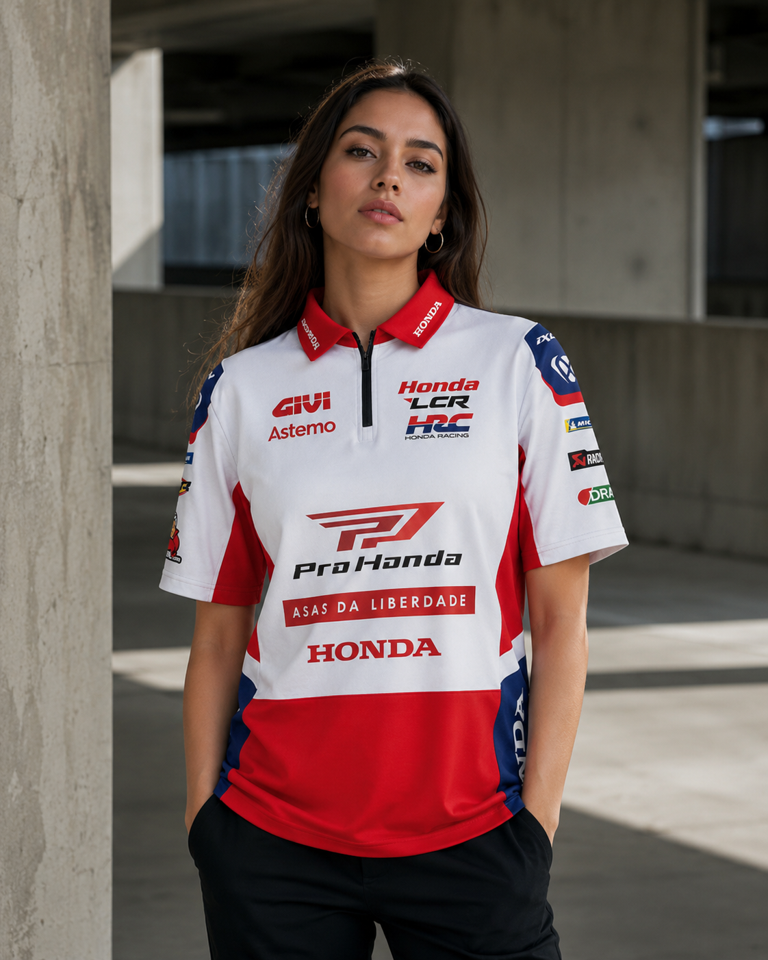 LCR Honda Racing-Team Polo Yaka Replica 2026 IXON 