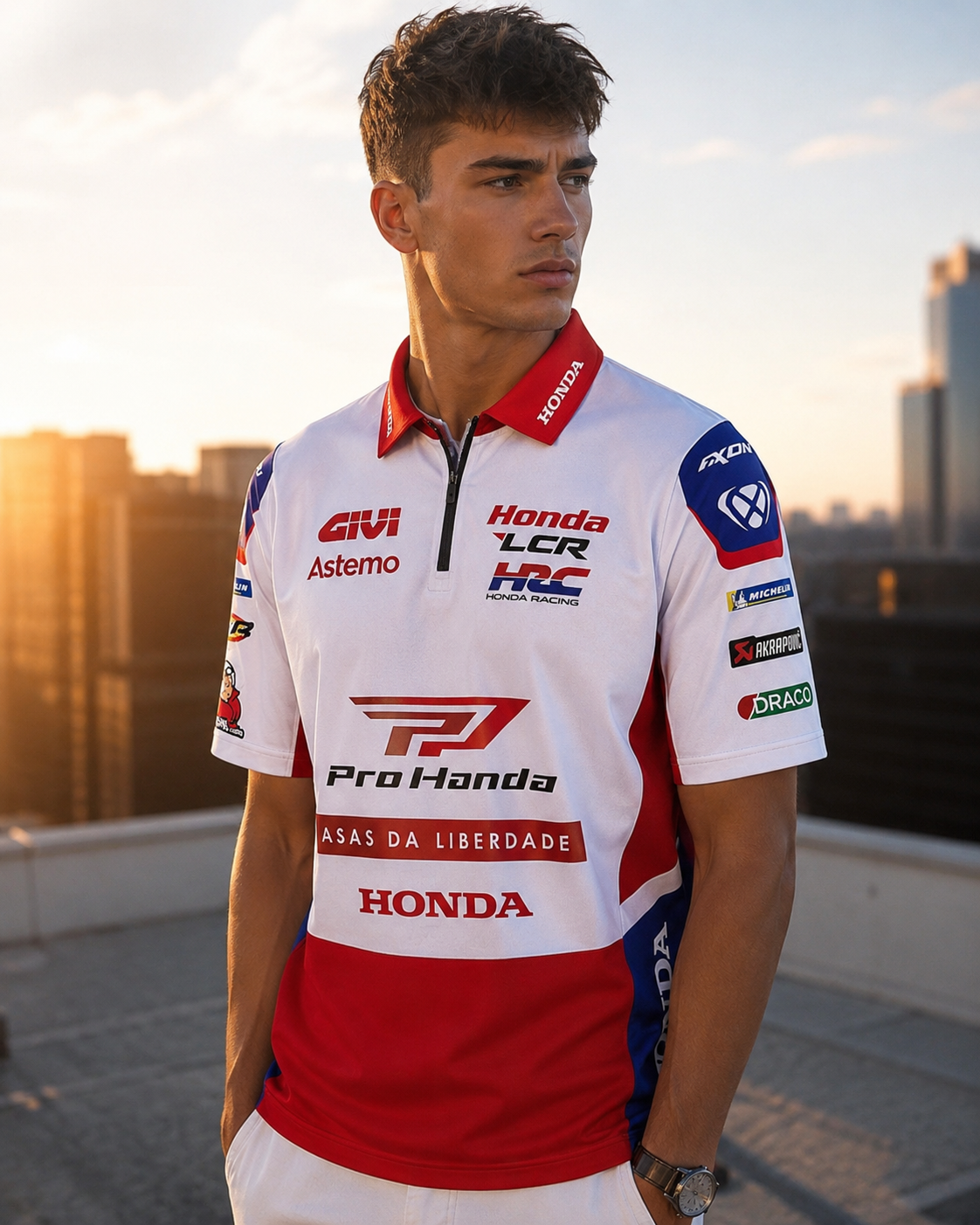 LCR Honda Racing-Team Polo Yaka Replica 2026 IXON 