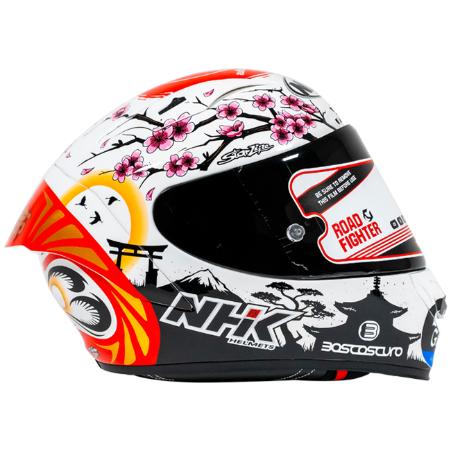 NHK GP-R Tech Yarış Kaskı Alonso López Motegi Japonya Replikası 2024 