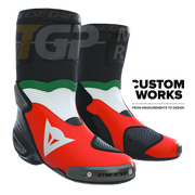 Dainese Axial 2 Racing und Straßen Motorradstiefel Herren | Italia Edition | Custom Works
