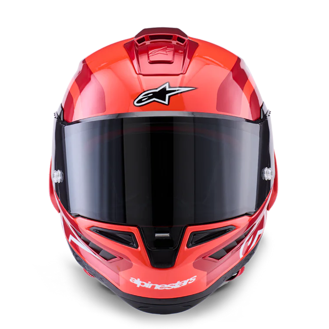 Alpinestars Supertech R10 Kask Arius İkili Kırmızı parlak 8203926-1683 