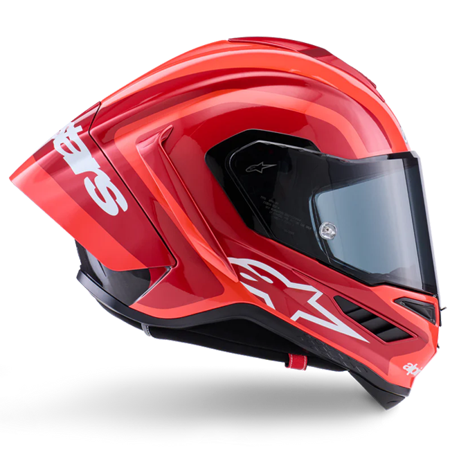 Alpinestars Supertech R10 Kask Arius İkili Kırmızı parlak 8203926-1683 
