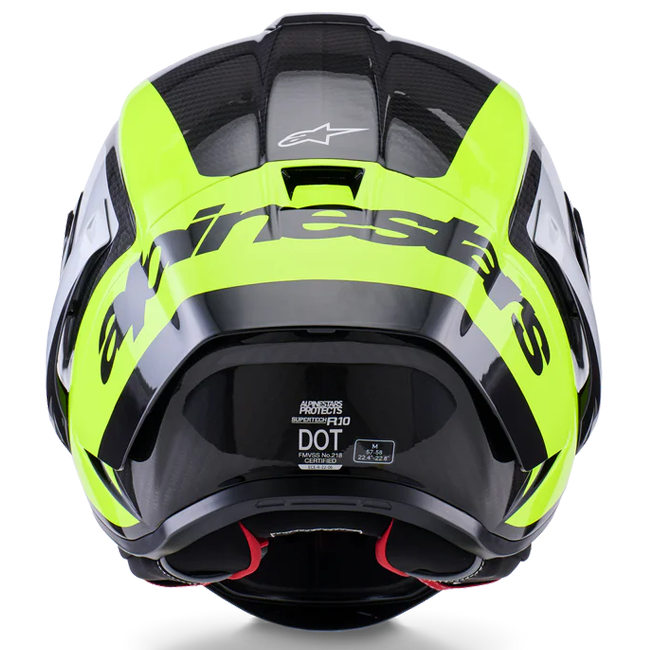 Alpinestars Supertech R10 Kask Arius Sarı Fluo Parlak 8203926-1699 
