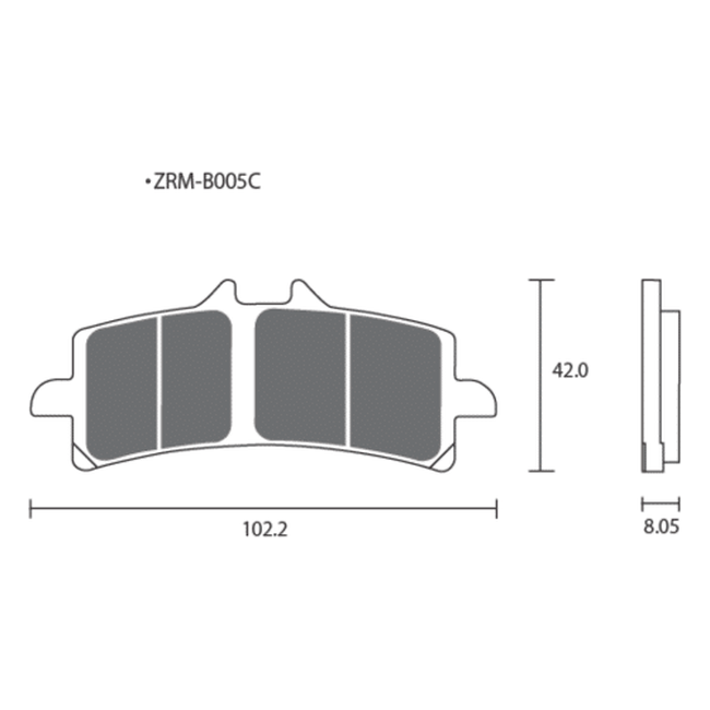 Maßzeichnung ZCOO B005