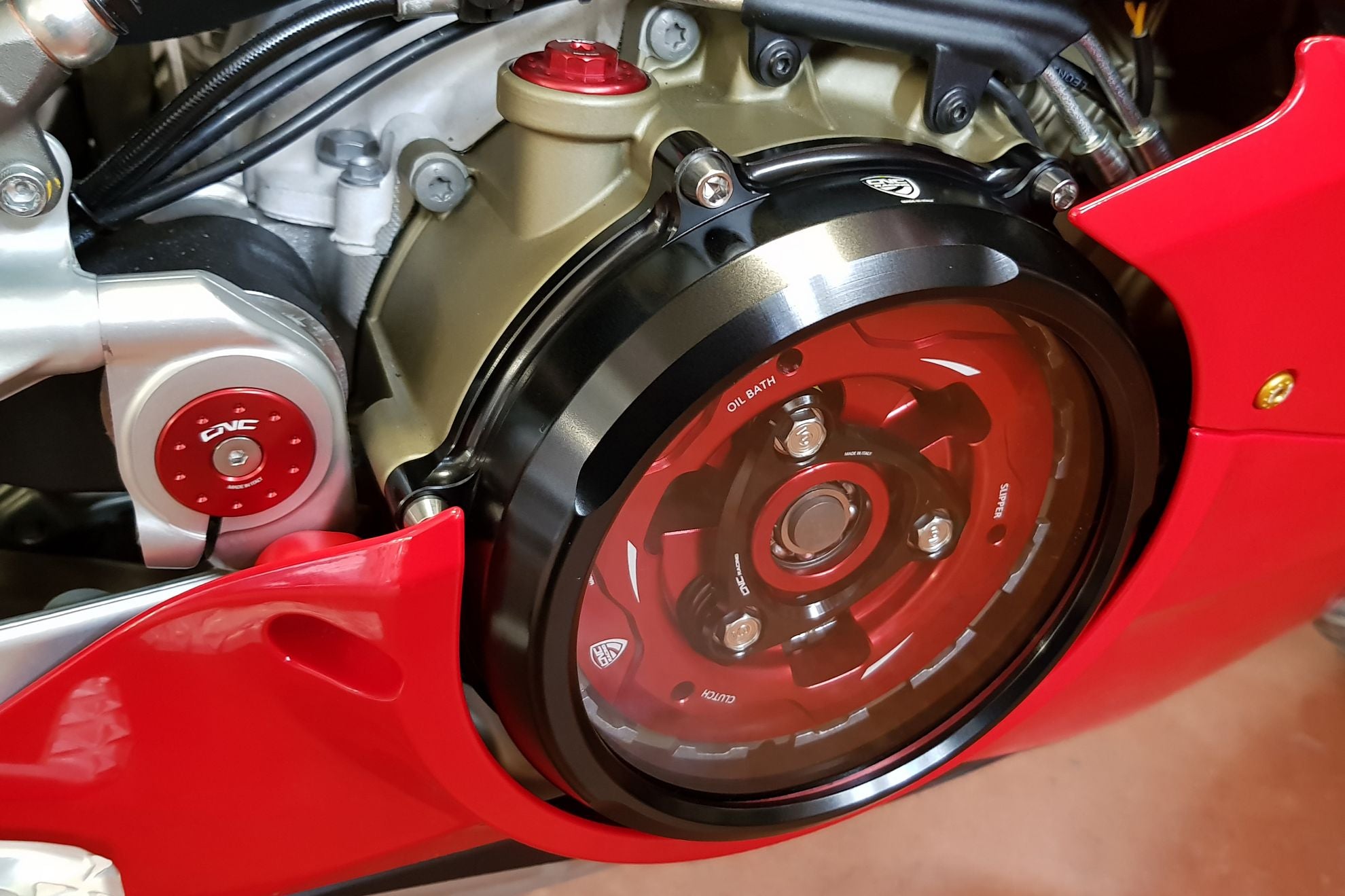 Ducati Panigale V4/S (25-26) SP201 CNC Yarış Baskı Plakası 
