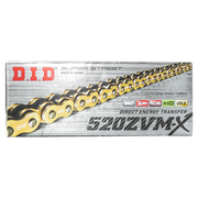 D.I.D 520ZVM-X X-Ring Zincir 520 G&G açık, perçinli kilit ile – 100 ila 132 bağlantı 