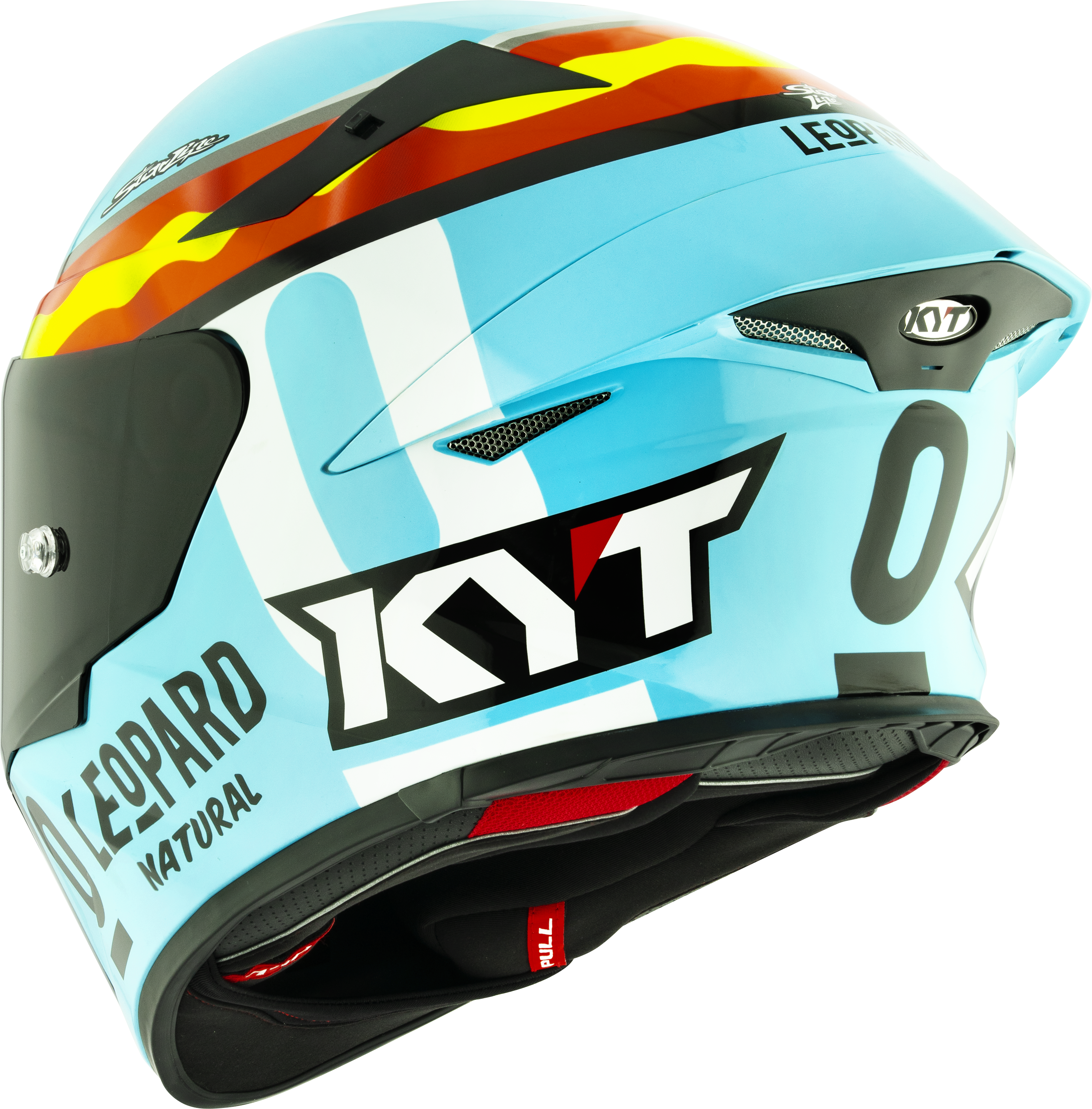 KYT TT-Revo Kask Leopard Racing Replika İspanya Y6TR0018 