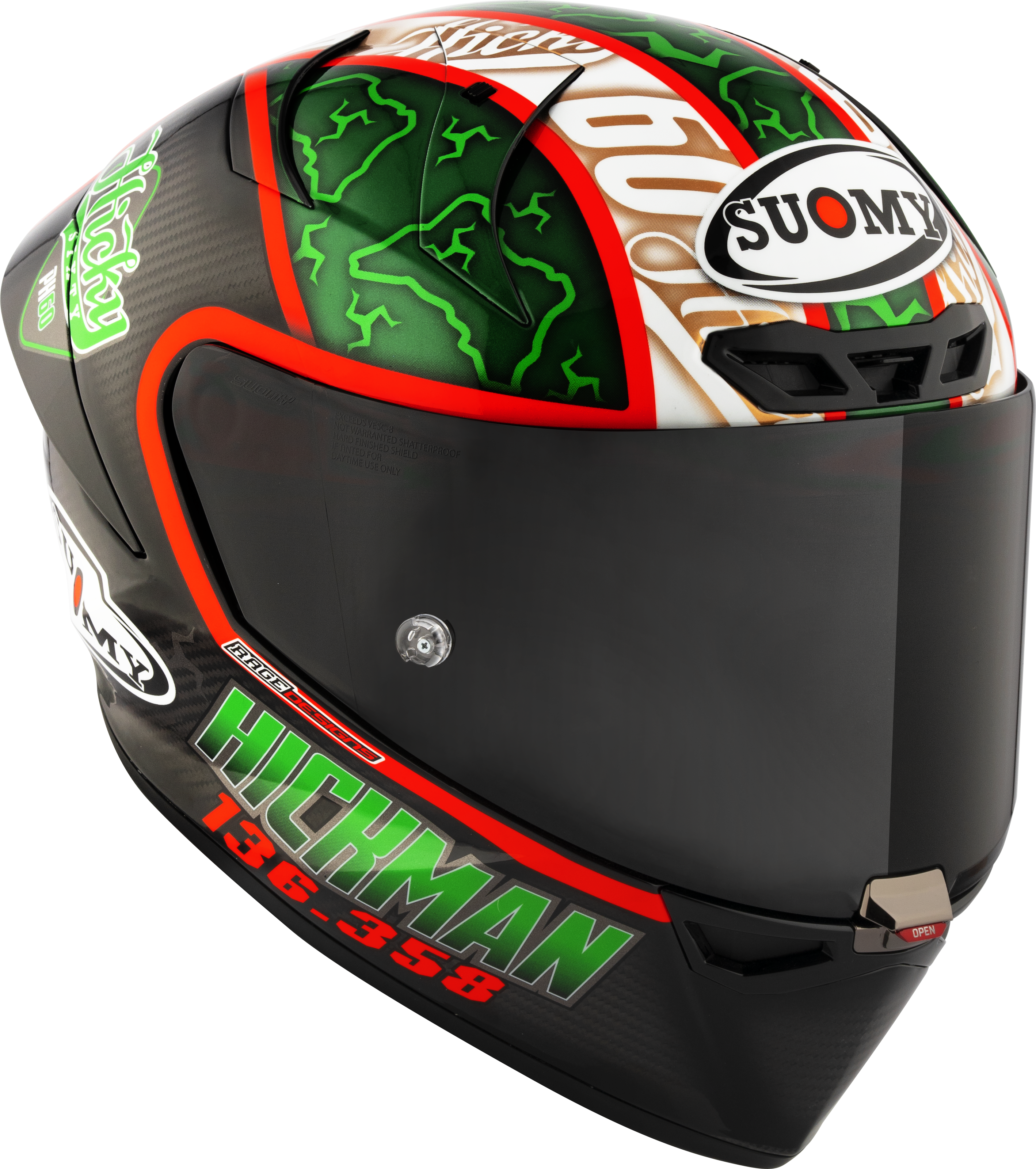 Suomy S1-XR GP Kask Peter Hickman Replika 2024 K6SX0010 