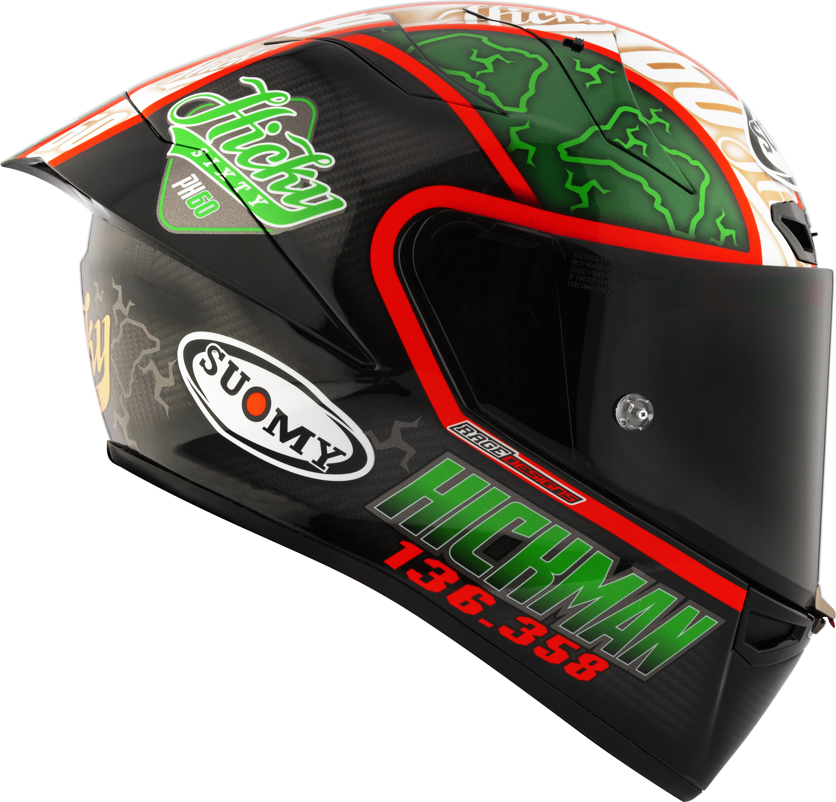 Suomy S1-XR GP Kask Peter Hickman Replika 2024 K6SX0010 
