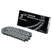 EK Zincir 520 VG/3D Krom NX-Halka açık, perçinli kilit ile – 110'dan 120'ye kadar bağlantı 