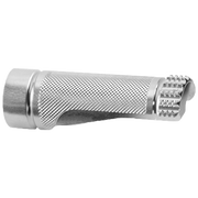 LighTech Yedek Ayak Pedalı sabit 75 mm – Gümüş/Siyah | FTR1098 